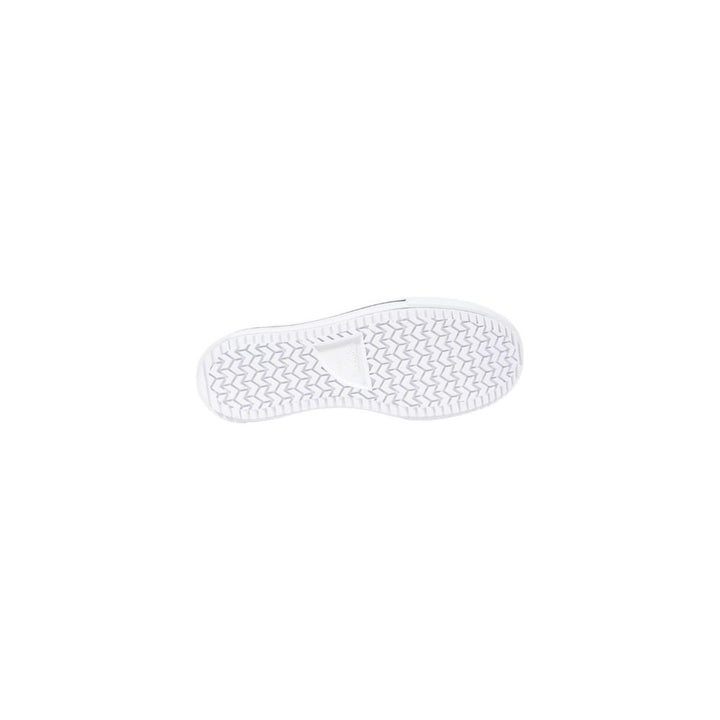 Converse Black And White Fabric Platform Sneakers