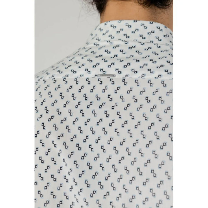 Antony Morato White Viscose Pattern Shirt
