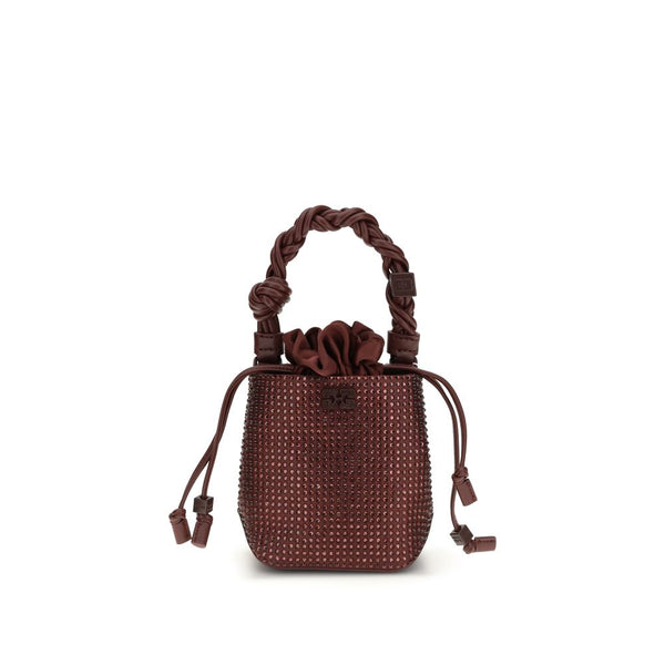 Ganni - Bordeaux Recycled Polyester Handbag