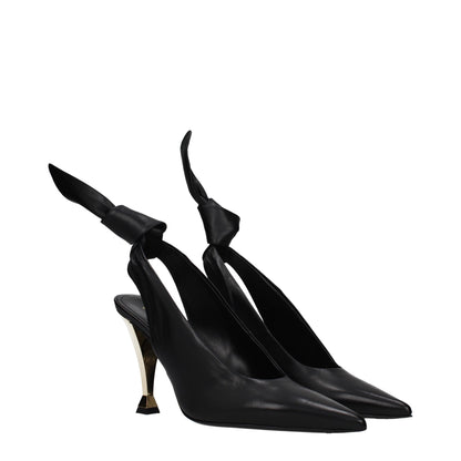 Givenchy Black Leather Pumps