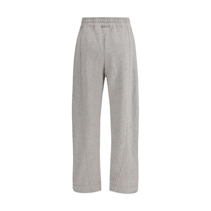 Ganni Gray Cotton Casual Pants