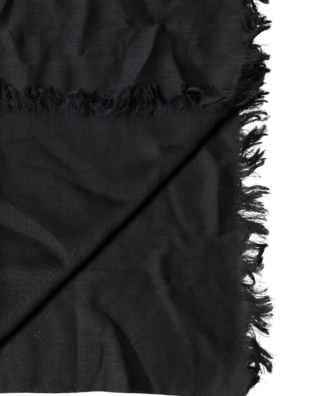 Dolce &amp; Gabbana Black Lace Stole Neck Wrap Shawl Scarf