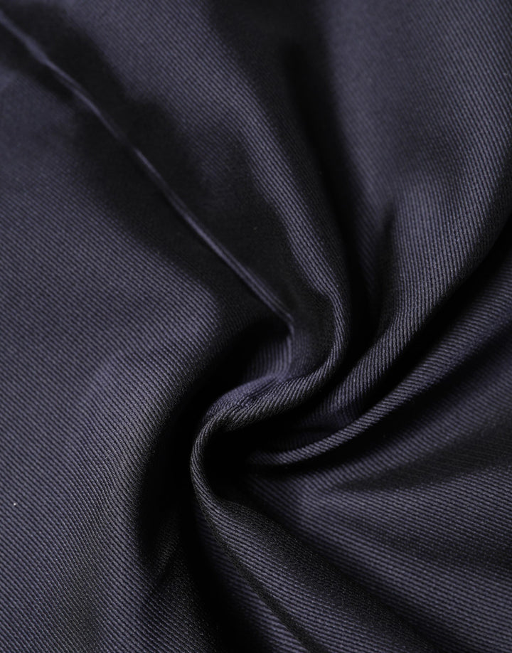 Dolce &amp; Gabbana Blue Logo Silk Men Square Handkerchief Scarf