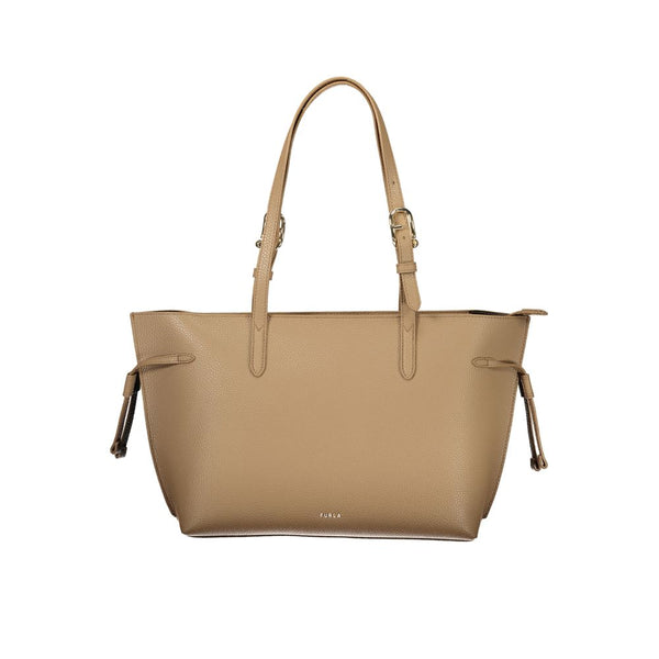 Furla - Marrone Leather Woman Handbag