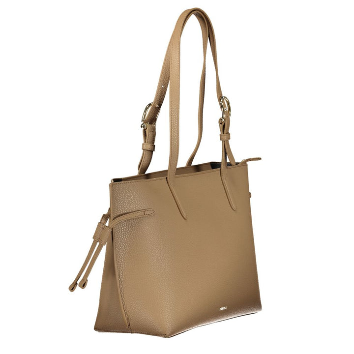 Furla - Marrone Leather Woman Handbag