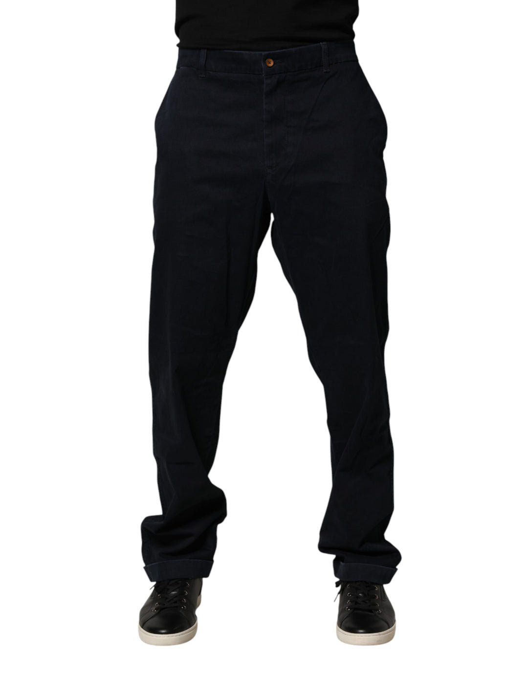 Harmont &amp; Blaine Black Mid Waist Skinny Denim Trouser Jeans