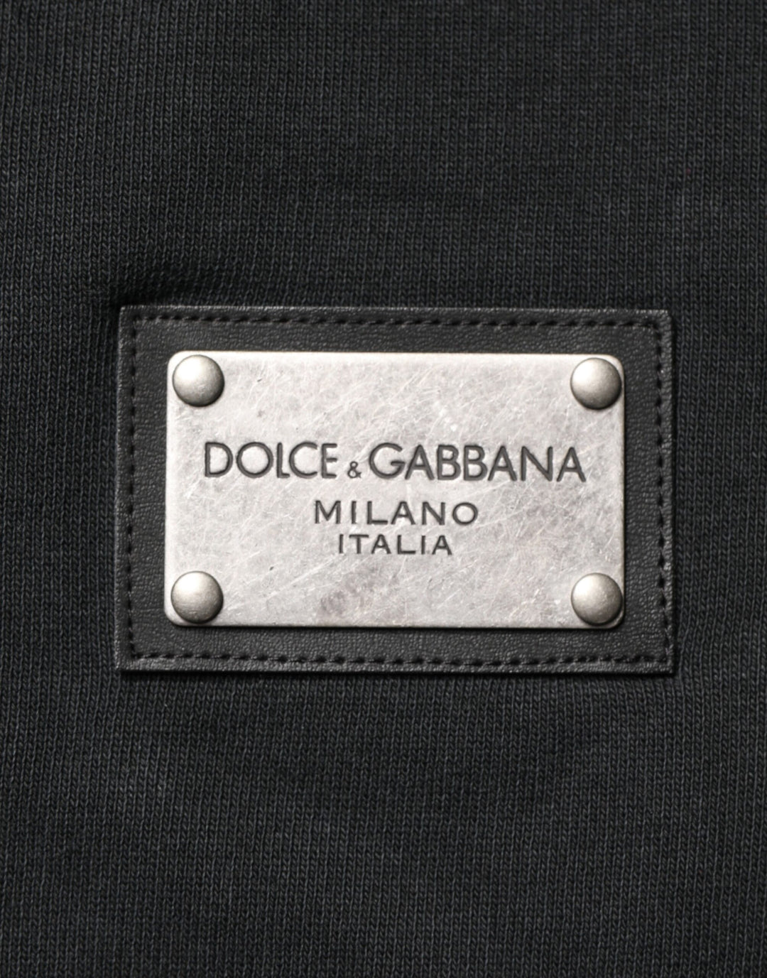 Dolce &amp; Gabbana Black Full Zip Hooded Men Sweatshirt Sweater