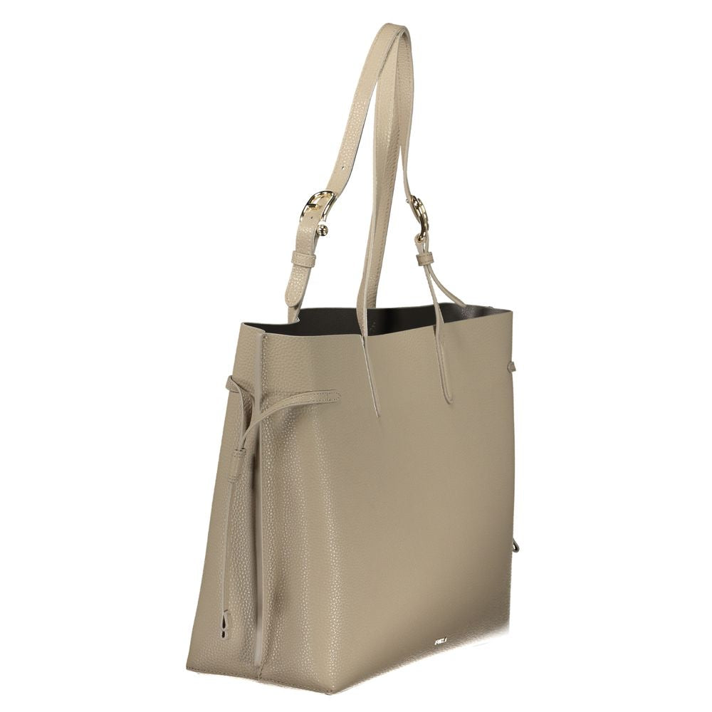 Furla - Beige Leather Women Handbag