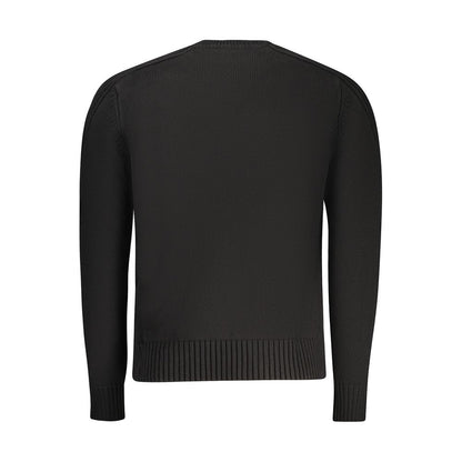 North Sails Black Cotton Men Sweater
