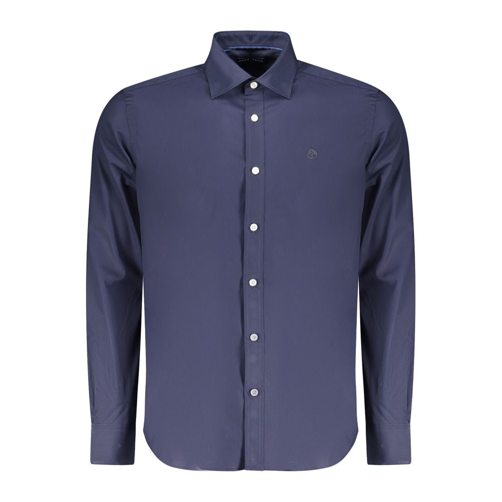North Sails Blu Cotton Mens Shirt