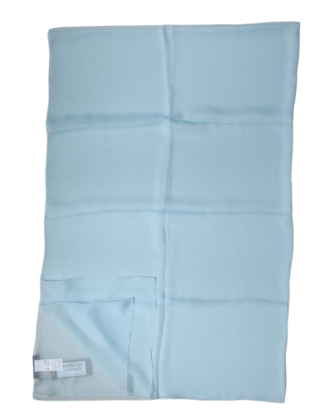 Dolce &amp; Gabbana Light Blue Stole Silk Neck Wrap Shawl Scarf