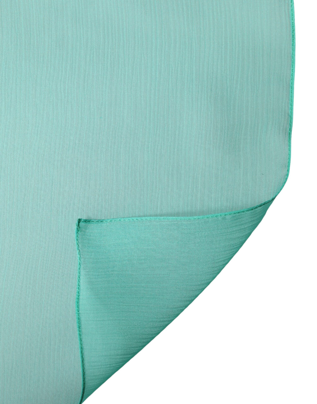 Dolce &amp; Gabbana Teal Stole Silk Neck Wrap Shawl Men Scarf