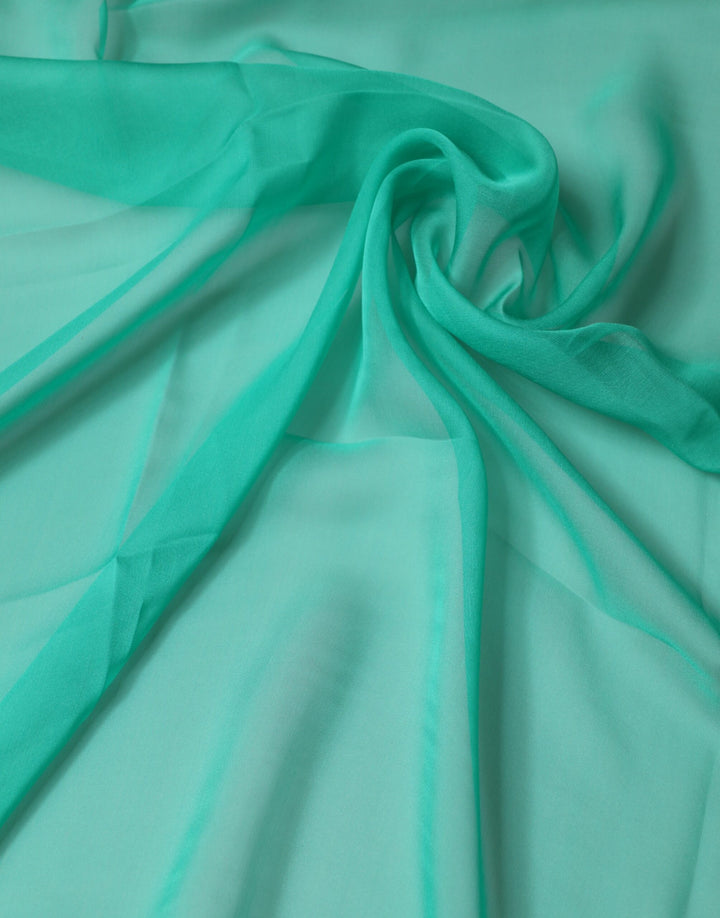 Dolce &amp; Gabbana Green Stole Silk Neck Wrap Shawl Scarf