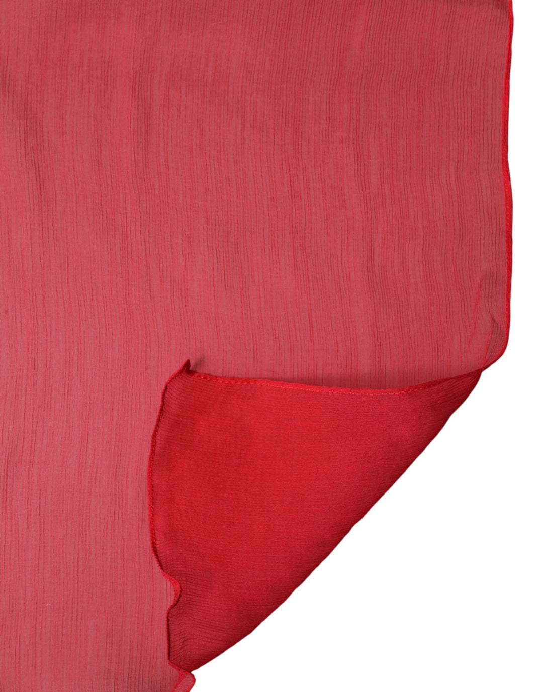 Dolce &amp; Gabbana Red Stole Silk Neck Wrap Shawl Men Scarf