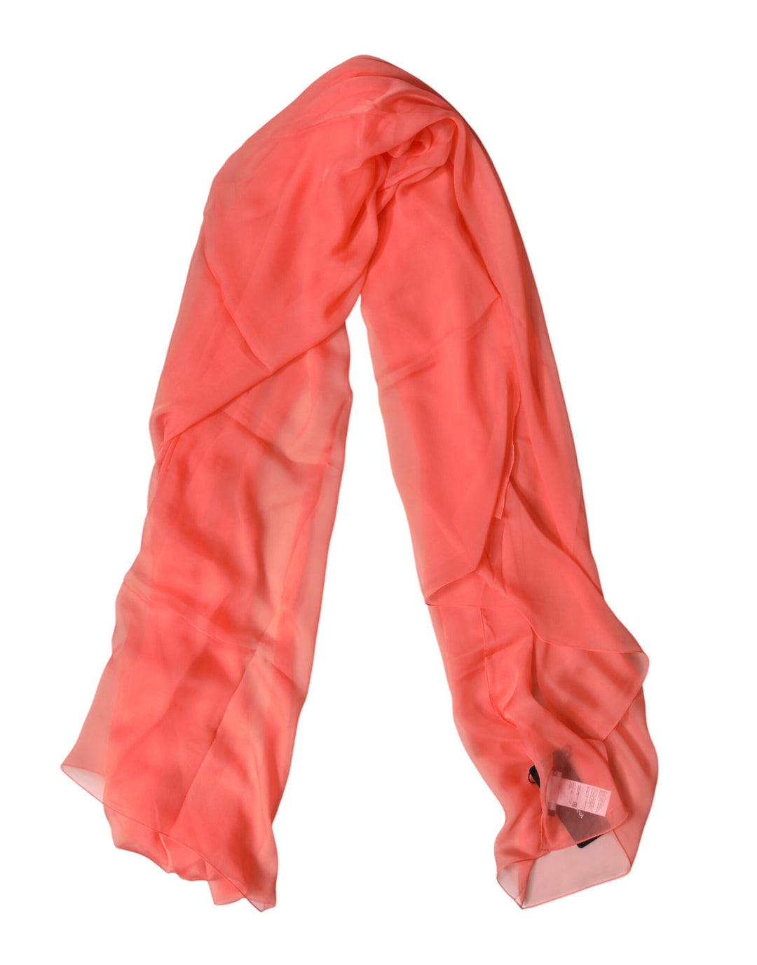 Dolce &amp; Gabbana Light Pink Stole Neck Wrap Shawl Scarf