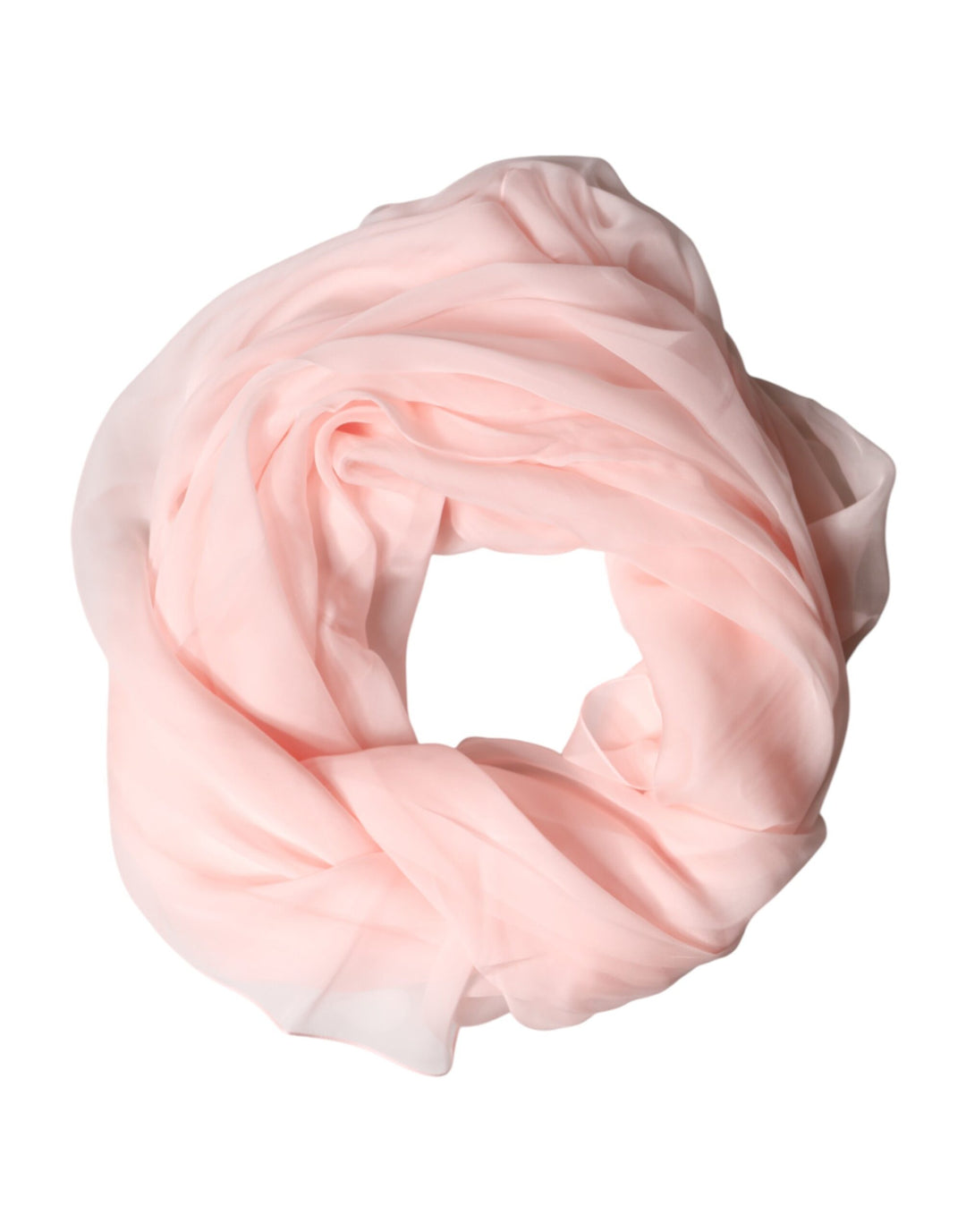 Dolce &amp; Gabbana Light Pink Stole Silk Neck Wrap Shawl  Scarf