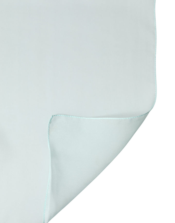Dolce &amp; Gabbana Light Teal Silk Stole Neck Wrap Shawl  Scarf