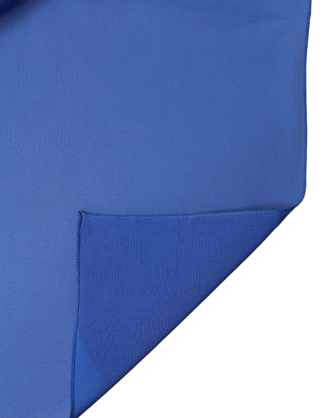 Dolce &amp; Gabbana Blue Silk Stole Neck Wrap Shawl Men  Scarf