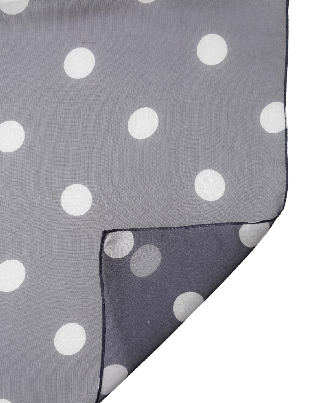 Dolce &amp; Gabbana Blue Polka Dot Silk Neck Wrap Shawl 205cm x 132cm Scarf