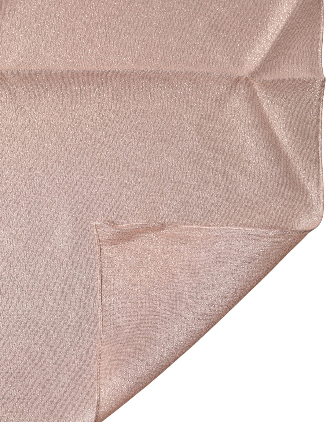 Dolce &amp; Gabbana Light Pink Silk Blend Square Foulard 87.5cm x86.5cm Scarf