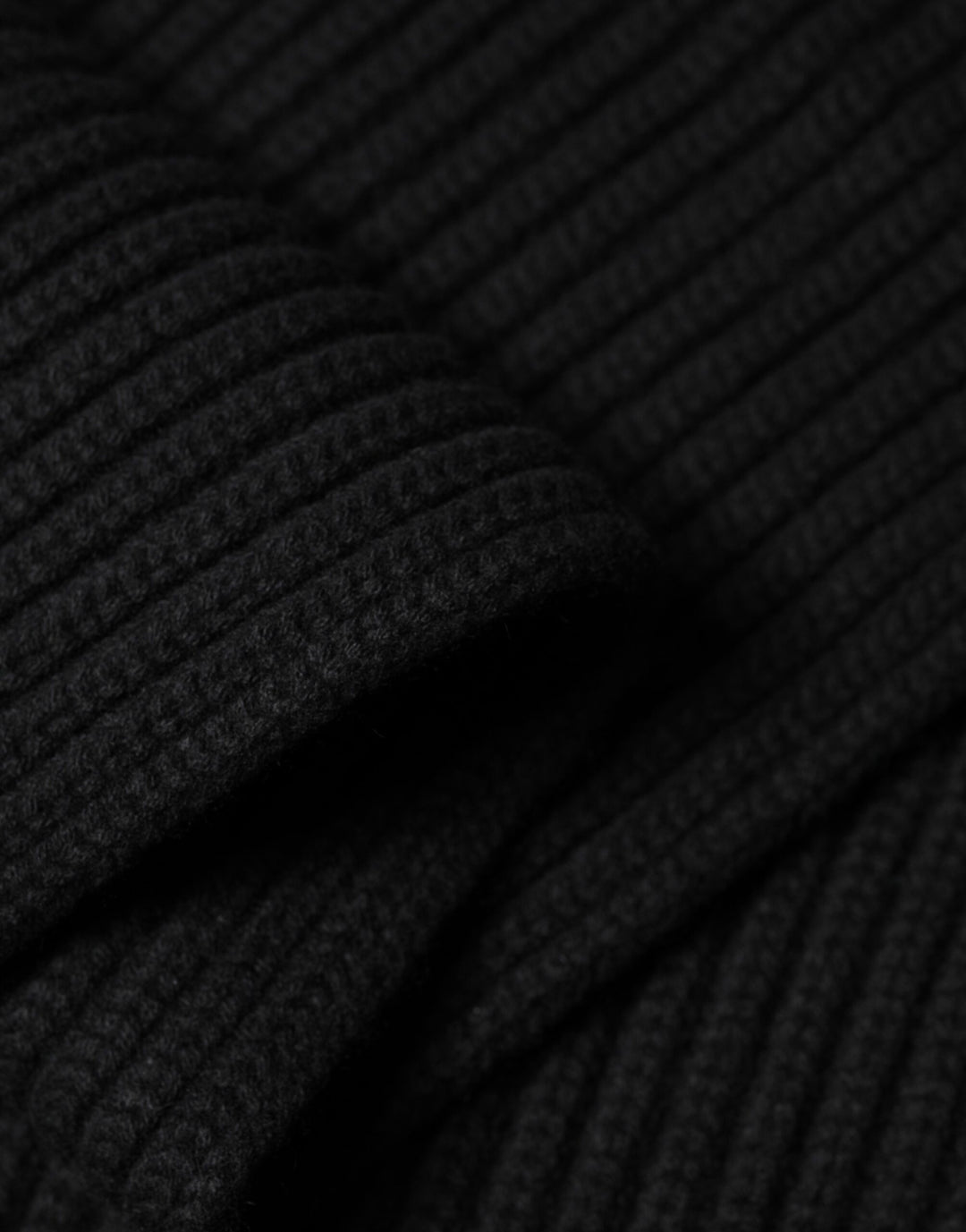 Dolce &amp; Gabbana Black Cashmere Knit Neck Wrap Shawl 202cm x 26cm  Scarf
