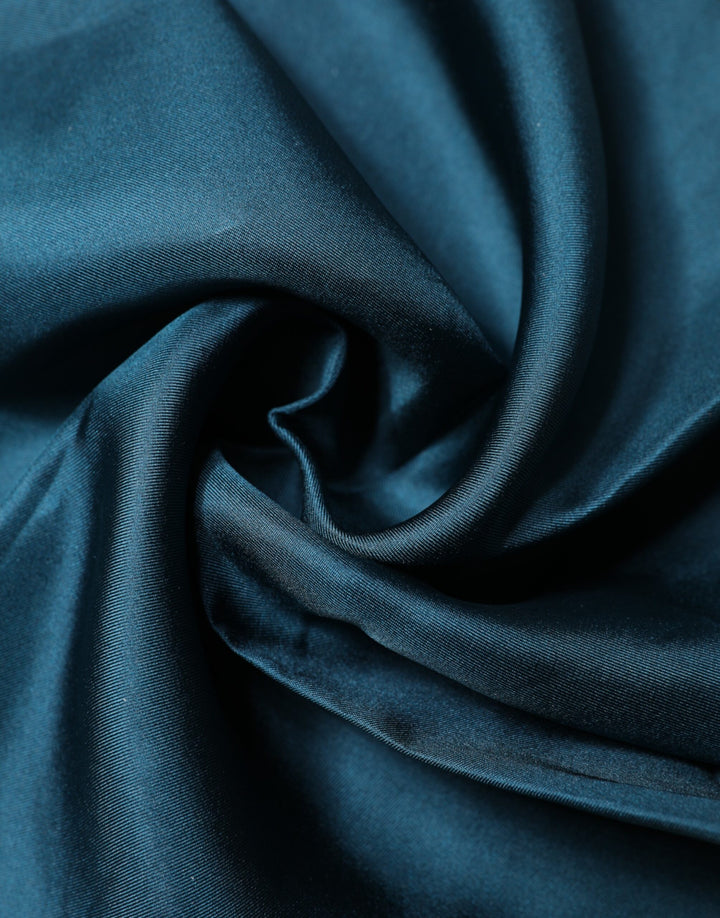 Dolce &amp; Gabbana Blue Silk Square Pocket Handkerchief Scarf