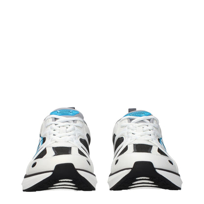 Valentino Garavani White Fabric Athletic Sneakers