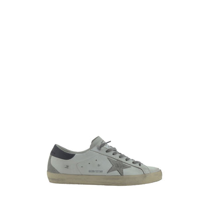 Golden Goose White Calf Leather Bos Taurus Low Top Sneakers