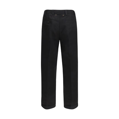 Golden Goose Black Cotton Chino Pants