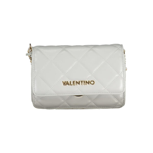 Mario Valentino - Gray Polyurethane Women’s Bag With Adjustable Chain Strap