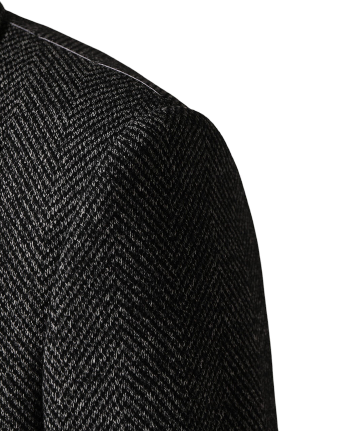 Dolce &amp; Gabbana Gray Wool Blend Long Trench Coat Men Jacket