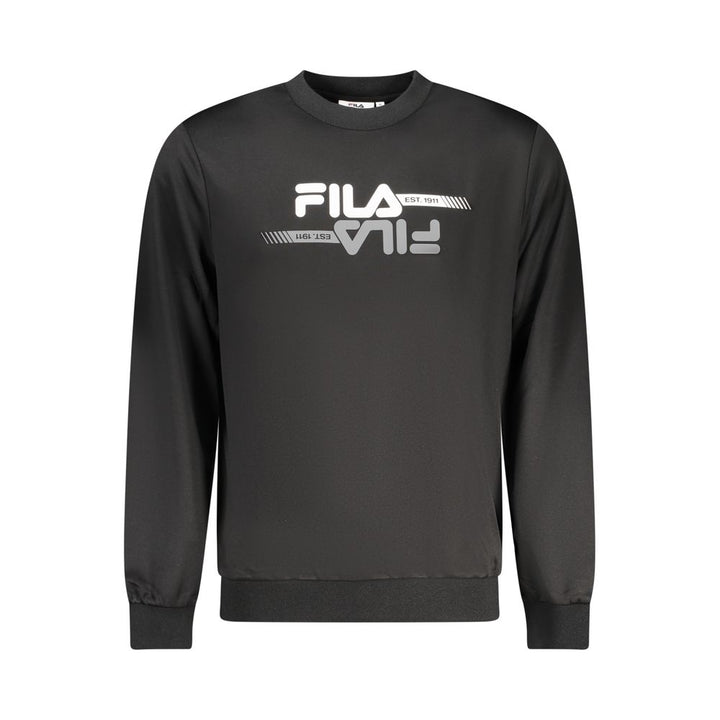 Fila Black Polyester Men Sweatshirt