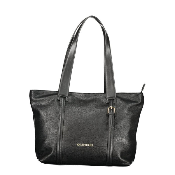 Mario Valentino - Black Polyurethane Women’s Bag for Sophisticated Accessorizing