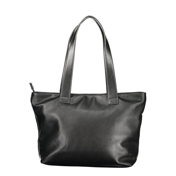 Mario Valentino - Black Polyurethane Women’s Bag for Sophisticated Accessorizing
