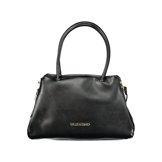Mario Valentino Black Polyurethane Women Handbag
