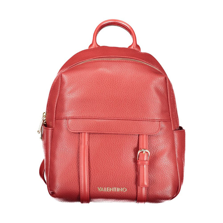Mario Valentino - Rosso Polyurethane Women’s Backpack