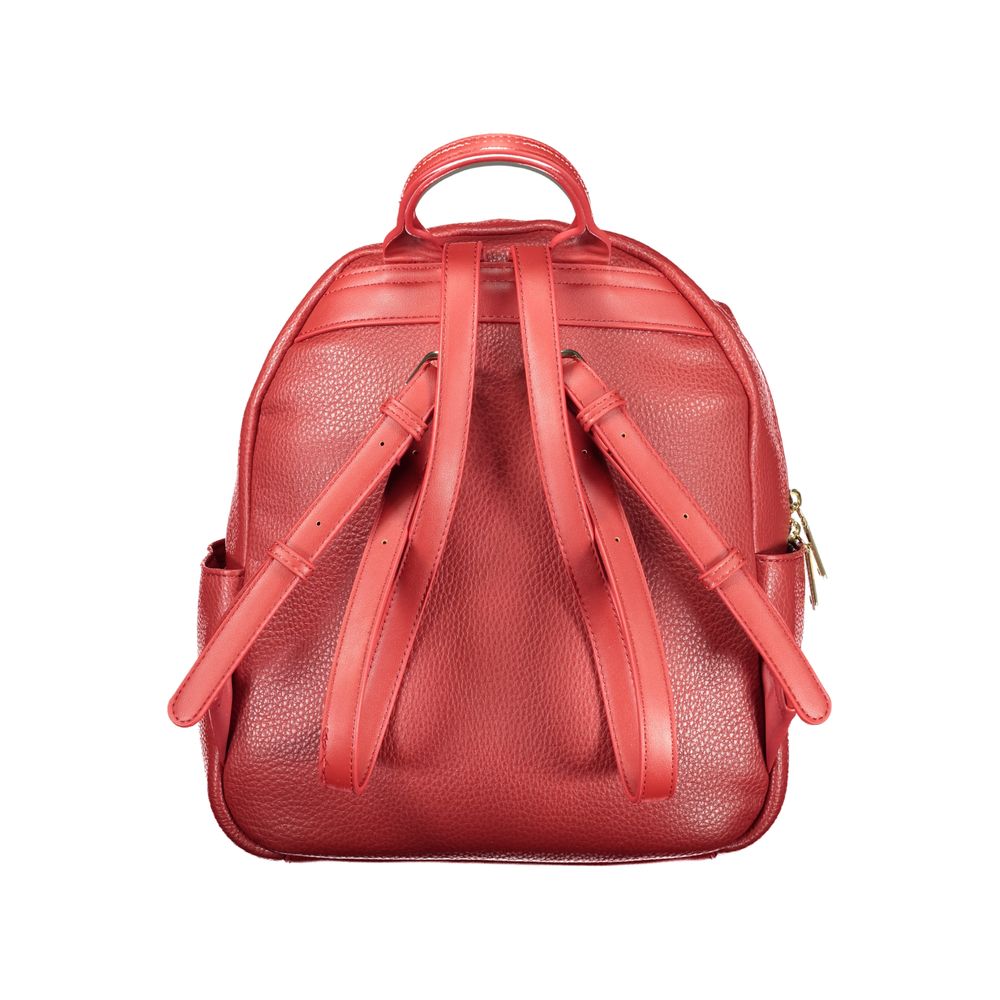Mario Valentino - Rosso Polyurethane Women’s Backpack