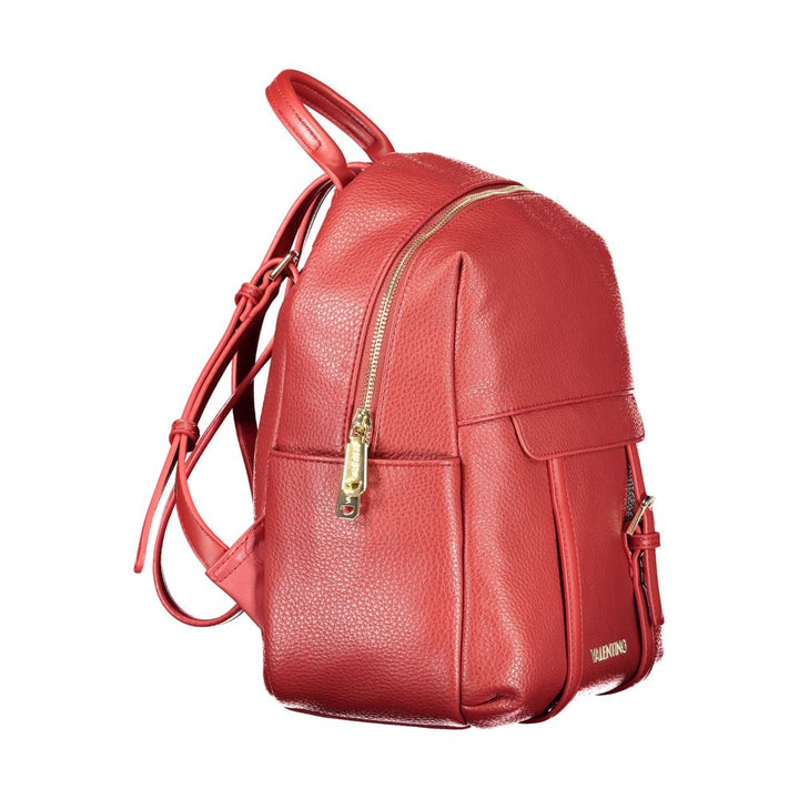Mario Valentino - Rosso Polyurethane Women’s Backpack