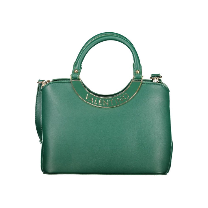 Mario Valentino - Verde Polyurethane Women’s Bag with Adjustable Shoulder Strap