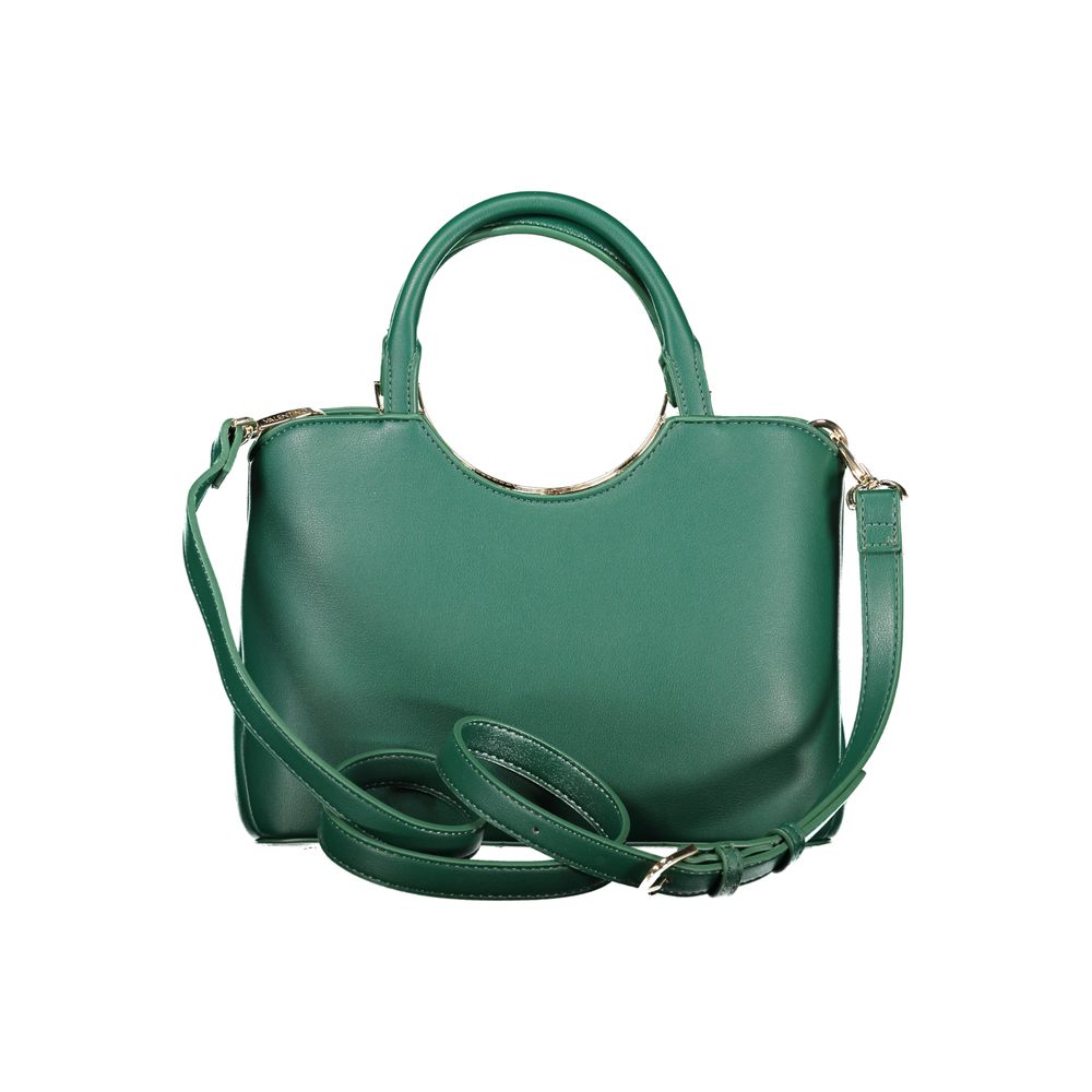 Mario Valentino - Verde Polyurethane Women’s Bag with Adjustable Shoulder Strap