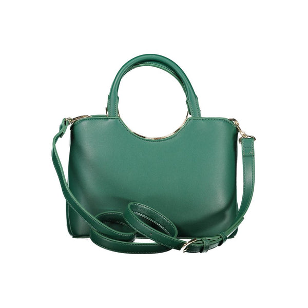 Mario Valentino - Verde Polyurethane Women’s Bag with Adjustable Shoulder Strap