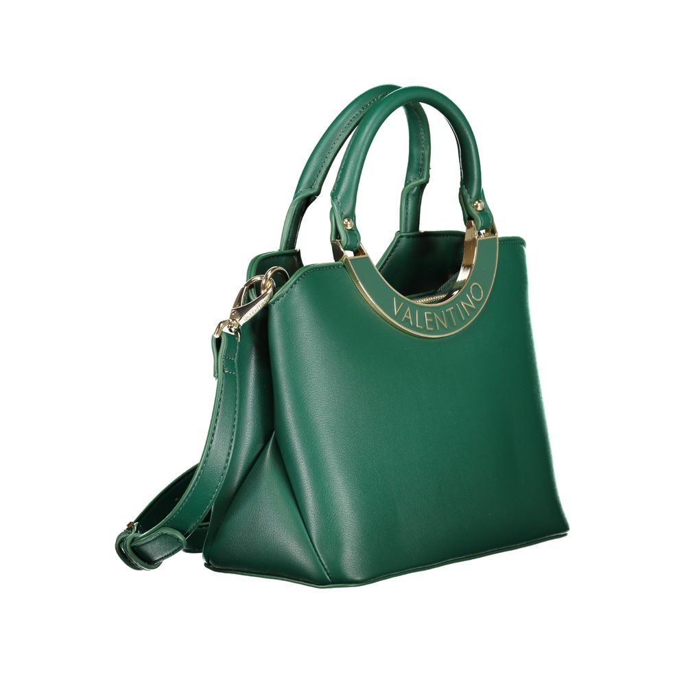 Mario Valentino - Verde Polyurethane Women’s Bag with Adjustable Shoulder Strap