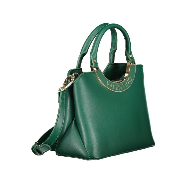 Mario Valentino - Verde Polyurethane Women’s Bag with Adjustable Shoulder Strap