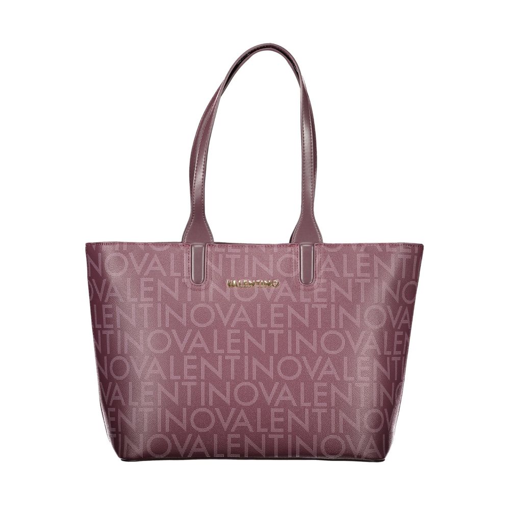 Mario Valentino - Rosso Polyurethane Women’s Bag with Handles