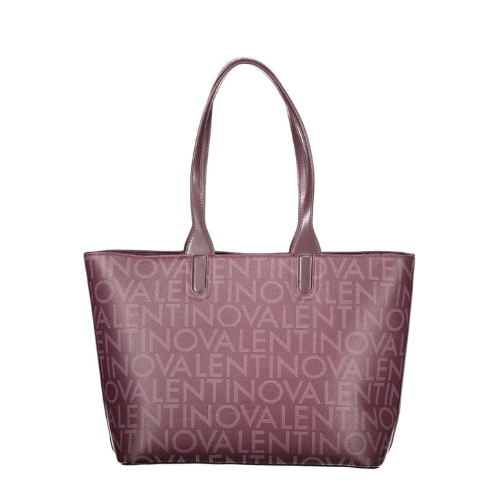 Mario Valentino - Rosso Polyurethane Women’s Bag with Handles