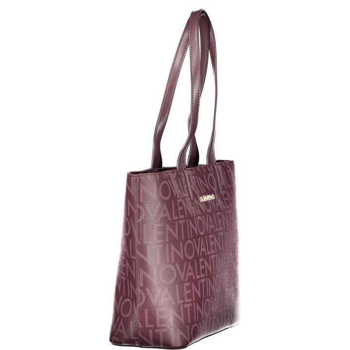 Mario Valentino - Rosso Polyurethane Women’s Bag with Handles