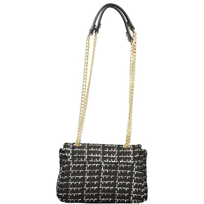 Mario Valentino Black Polyurethane Women Handbag