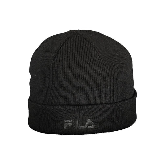 Fila Black Polyacrylic Men Cap