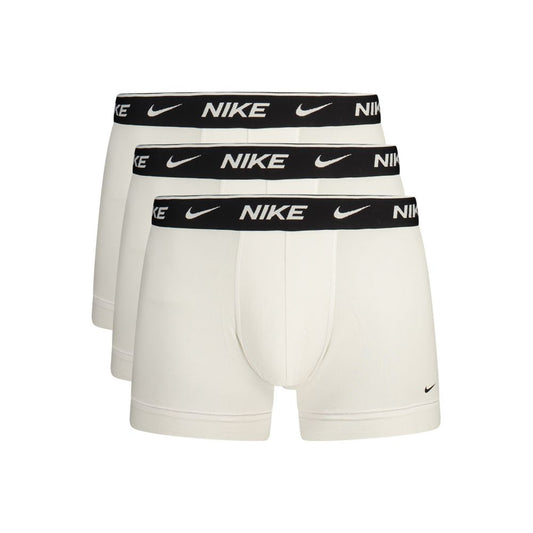 Nike White Cotton Men's Boxer Short