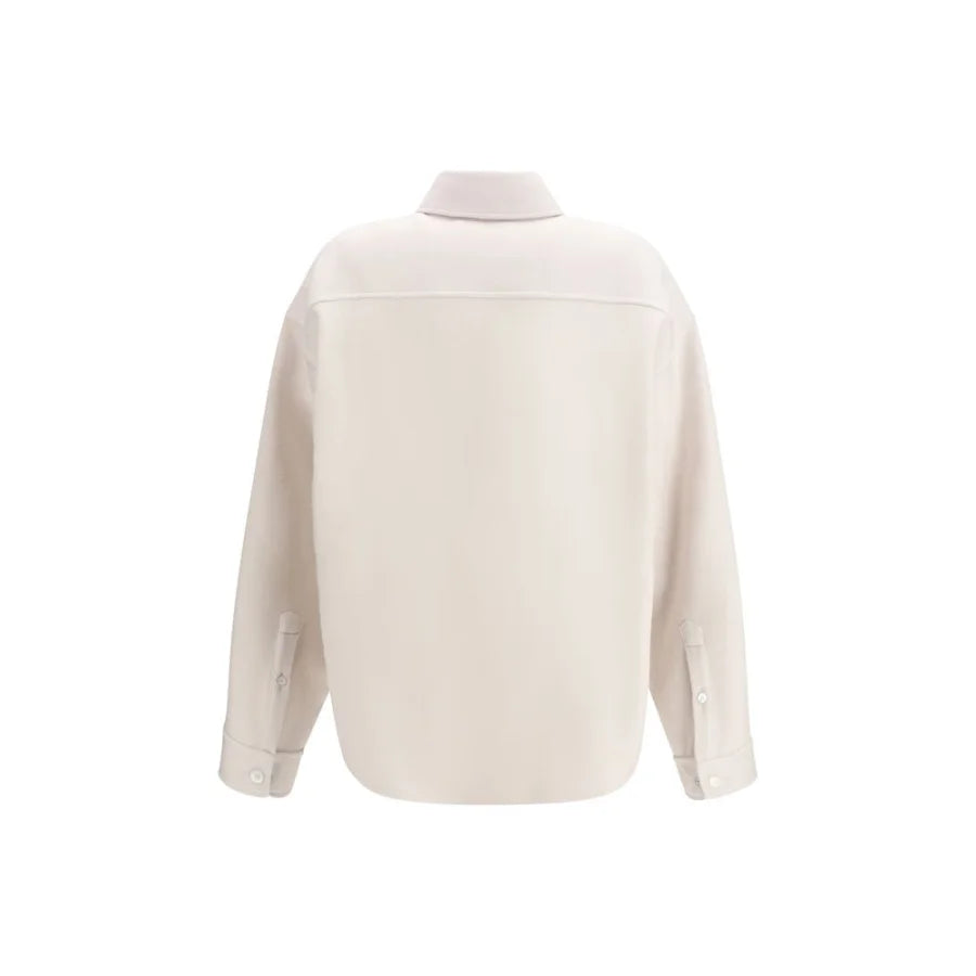 Balenciaga Beige Cashmere Shirt